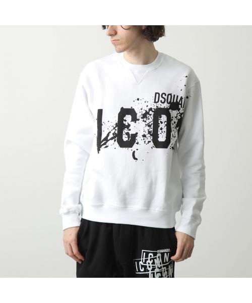 DSQUARED2 トレーナー ICON SPLASH COOL FIT S79GU0114 S25516 - 最 