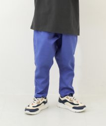 devirock(デビロック)/ツイル ペグトップパンツ 子供服 キッズ 男の子 女の子 ボトムス ロングパンツ /ブルー