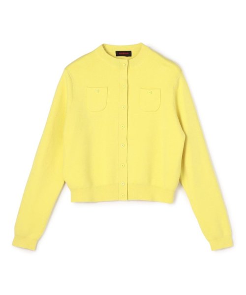 CABaN コットンカシミヤ クルーネックカーディガン 