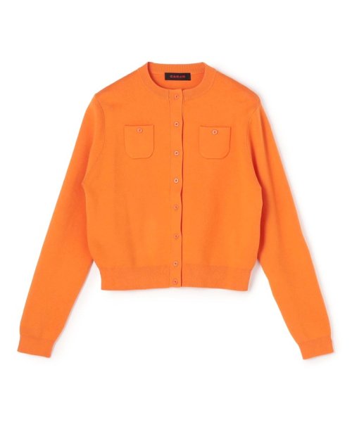 CABaN コットンカシミヤ クルーネックカーディガン 