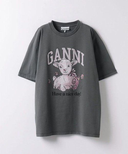 allureville(アルアバイル)/【GANNI(ガニー)】 LAMB TSHIRT/ブラック系