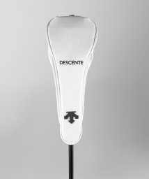 DESCENTE GOLF(デサントゴルフ)/WIMPLEデザイン ユーティリティ用ヘッドカバー/ホワイト