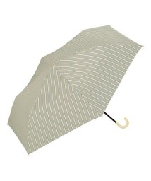 Wpc．(Wpc．)/【Wpc.公式】雨傘 ブライトストライプ ミニ 親骨50cm 晴雨兼用 傘 レディース 折り畳み傘 おしゃれ 可愛い 女性 通勤 通学/ベージュ