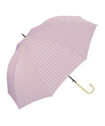 Wpc．(Wpc．)/【Wpc.公式】雨傘 ブライトストライプ 親骨58cm ジャンプ傘 晴雨兼用 傘 レディース 長傘 おしゃれ 可愛い 女性 通勤 通学/ピンク