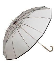 Wpc．(Wpc．)/【Wpc.公式】［ビニール傘］UNISEX PLASTIC 12K UMBRELLA 大きい 大きめ 丈夫 傘 メンズ レディース 雨傘 長傘 父の日 ギフト/グレー