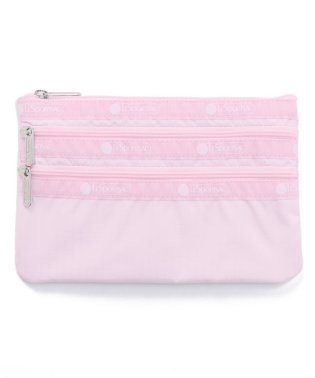 LeSportsac/3－ZIP COSMETICパウダーピンク/505874543
