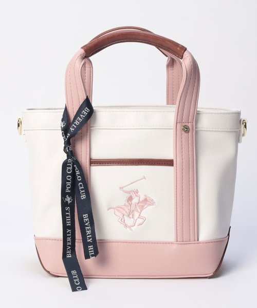 BEVERLY HILLS POLO CLUB(ビバリーヒルズポロクラブ)/【BEVERLY HILLS POLO CLUB】ビバリーヒルズポロクラブ PUトートバッグSS BH2006N/AUTO