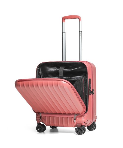 Proevo スーツケース キャリーケース キャリーバッグ フロントオープン ストッパー 機内持ち込み s－max ダイヤル TSA 小型 旅行 出張 パソコン 