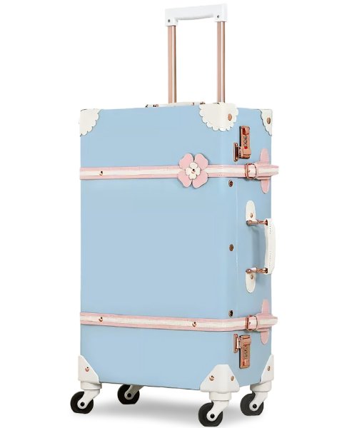 トランクケース 革 キャリーケース トランク キャリー 4輪 スーツケース アンティーク M 女性 軽量 超軽量 旅行バッグ キャリーバッグ 