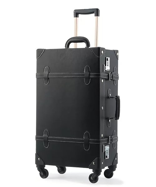 トランクケース 革 キャリーケース トランク キャリー 4輪 スーツケース アンティーク ML 女性 軽量 超軽量 旅行バッグ キャリーバッグ 