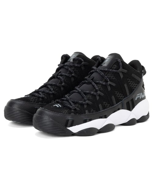 FILA（Shoes Men）(フィラ（シューズ　メンズ）)/STACKHOUSE SPAGHETTI PARACORD/ スタックハウス スパゲティ パラコード メンズスニーカー  / ブラック/ブラック