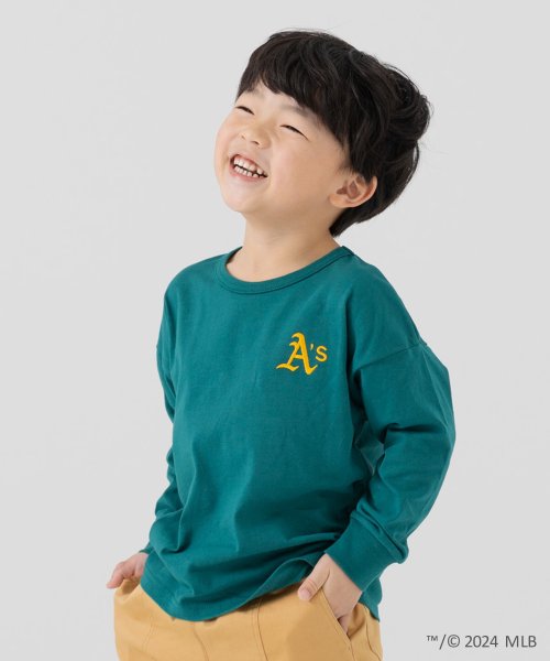 chil2(チルツー)/〈MLB〉長袖Tシャツ/グリーン