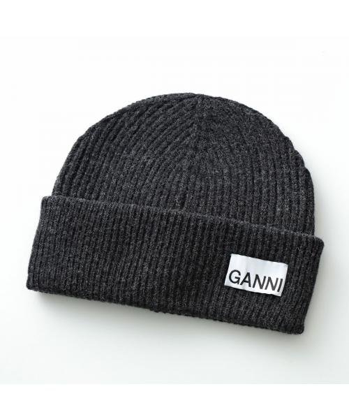 GANNI(ガニー)/GANNI ニット帽 Light Structured Rib Knit Beanie ビーニー/その他