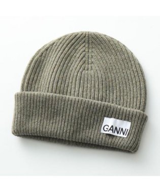 GANNI/GANNI ニット帽 Light Structured Rib Knit Beanie ビーニー/505890757