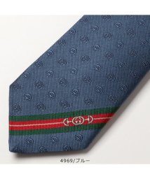 GUCCI(グッチ)/GUCCI シルク ネクタイ 624057 4E002 ジャガード GGロゴ/その他系1