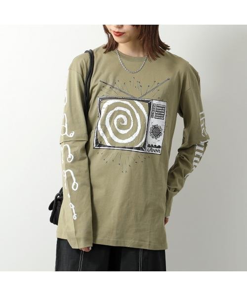 GANNI(ガニー)/GANNI 長袖 Tシャツ Light Jersey Long Sleeve T－shirt/その他系1