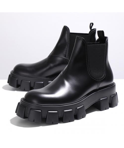 PRADA チェルシーブーツ 2TE174 B4L モノリス サイドゴア (505890878 