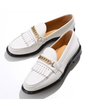 TODS/TODS ローファー XXW66K0HB20 ダブルT チェーン フリンジ/505891208