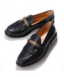 TODS/TODS ローファー XXW66K0HB20 ダブルT チェーン フリンジ/505891208