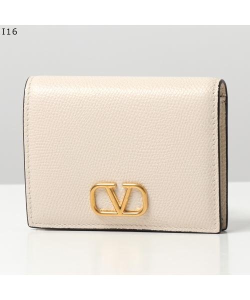セール】VALENTINO 二つ折り財布 P0R39SNP レザー Vロゴ (505891547 