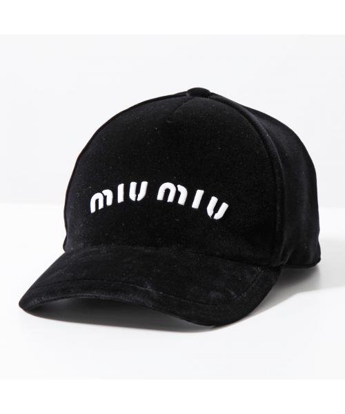 MIUMIU ベースボールキャップ 5HC179 068 ベロア - オンライン公式ストア