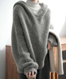 ARGO TOKYO/Wool Blend Hoodie Knit Pullover 25071 フードニットプルオーバー　ニットプルオーバー　フード付き　フーデイニット　セーター　/505891937