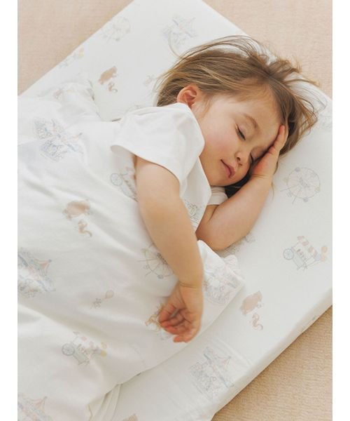 gelato pique Sleep(gelato pique Sleep)/【Sleep】【BABY】 アニマル遊園地柄 布団4点セット/OWHT