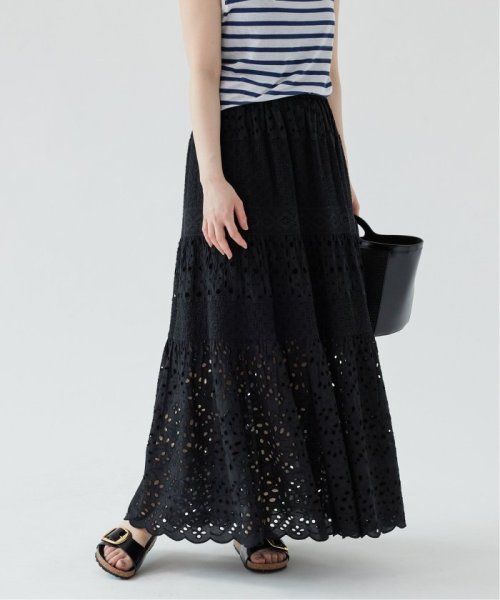 《WEB限定/追加3》コットンレースティアードスカート 品番：23060900080020 こちらの商品は
