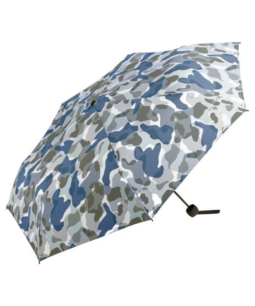 Wpc．(Wpc．)/【Wpc.公式】雨傘 UNISEX ベーシックフォールディング アンブレラ 58cm 継続はっ水 晴雨兼用 メンズ レディース 折りたたみ傘 父の日 ギフト/グレイッシュカモフラージュ