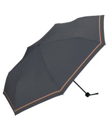 Wpc．(Wpc．)/【Wpc.公式】雨傘 UNISEX WIND RESISTANCE FOLDING UMBRELLA 耐風 晴雨兼用 メンズ 折りたたみ傘 父の日 ギフト/チャコールシングルライン