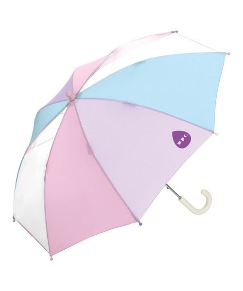 Wpc．(Wpc．)/【Wpc.公式】Wpc.KIDS UMBRELLA  キッズ 子供用 子ども 女の子 男の子 雨傘 長傘/クレイジーパターンラベンダー