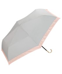 Wpc．(Wpc．)/【Wpc.公式】日傘 遮光オーガンジーバイカラー ミニ 55cm 完全遮光 UVカット100％ 遮熱 晴雨兼用 大きめ レディース 折り畳み傘/グレー