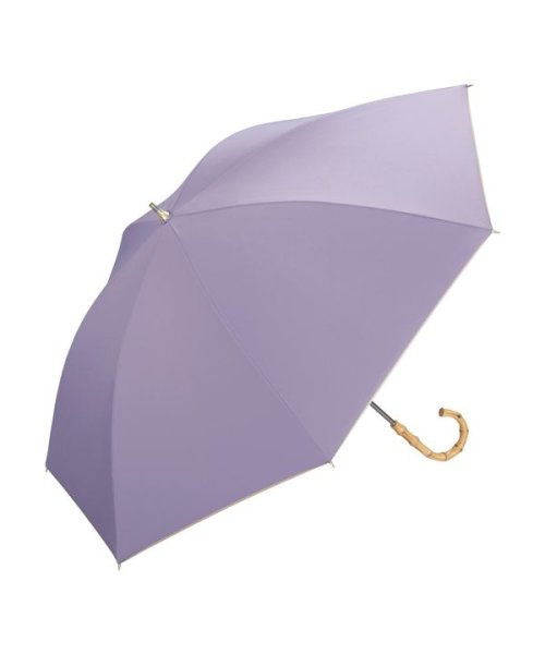Wpc．(Wpc．)/【Wpc.公式】日傘 遮光インサイドカラー 50cm 完全遮光 UVカット100％ 遮光 遮熱 晴雨兼用 晴雨兼用日傘 レディース 長傘/パープル