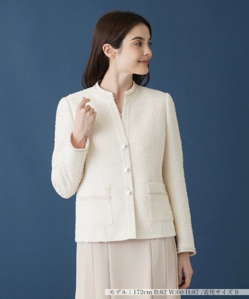 ノーカラージャケット 
