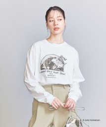 BEAUTY&YOUTH UNITED ARROWS(ビューティーアンドユース　ユナイテッドアローズ)/【別注】＜GOOD ROCK SPEED＞John Holmstrom プリント ロングスリーブTシャツ/WHITE