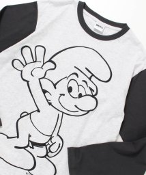 ALWAYS GOOD TIME NEW BASIC STORE(オールウェイグッドタイムニューベーシックストア)/【THE SMURFS/スマーフ】クルーネックロングスリーブＴシャツ/オートミール