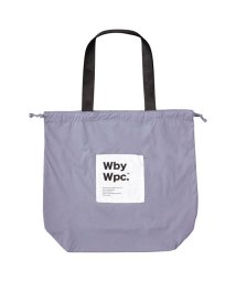 Wpc．(Wpc．)/【Wpc.公式】レイントートバッグ 撥水加工 サブバッグ エコバッグ バッグカバー 折り畳める 男性 女性 おしゃれ シンプル 通勤 通学/パープル