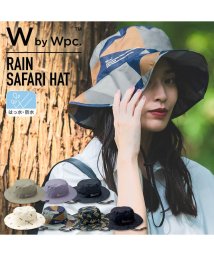 Wpc．/【Wpc.公式】帽子 レインサファリハット 撥水加工 裏面メッシュ 折り畳める メンズ レディース 男性 女性 おしゃれ シンプル 通勤 通学/505873967