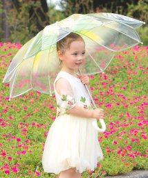 Wpc．(Wpc．)/【Wpc.公式】キッズ 雨傘 Wpc.KIDS フラワーフェアリーズアンブレラ 親骨50cm 子供用 子ども 男の子 女の子 長傘 雨傘 子供 おしゃれ 可愛い/グリーン