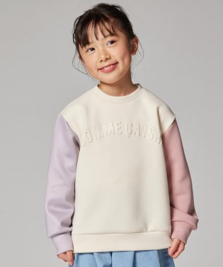 COMME CA ISM KIDS/エンボス ロゴ トレーナー/505874803