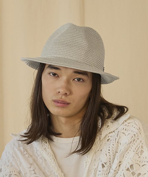 arth(arth)/arth Silk Braid Fedora/グレー