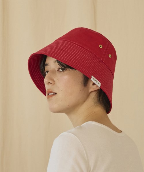 arth(arth)/arth Canvas Bucket Hat/レッド