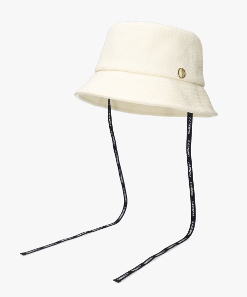 Chapeaud'O(Chapeaud’O)/Chapeau d' O Summer Tweed Bucket/ホワイト