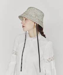 Chapeaud'O(Chapeaud’O)/Chapeau d' O Summer Tweed Bucket/ホワイト系1