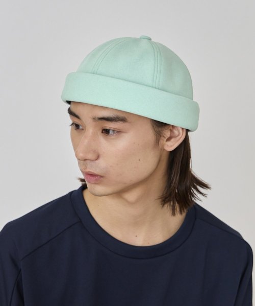 OVERRIDE(OVERRIDE)/OVERRIDE PE POPLIN ROLL CAP/ミント