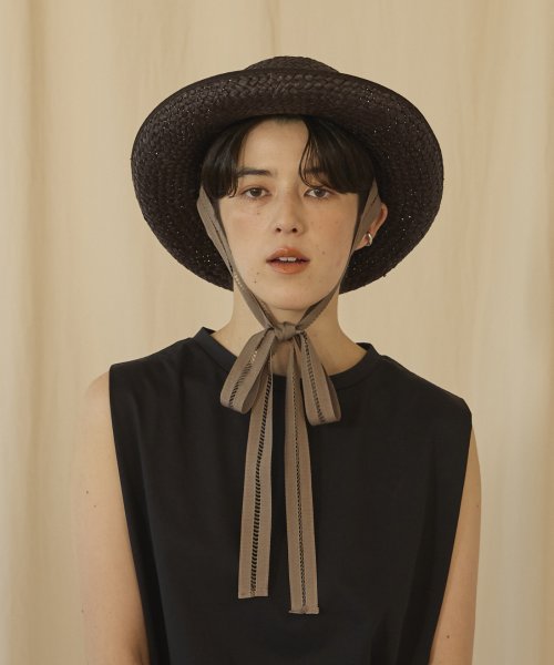 arth(arth)/arth Ladder Ribbon HINOKI Hat/ブラウン