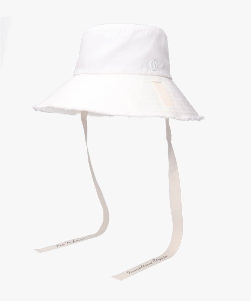 Chapeaud'O(Chapeaud’O)/Chapeau d' O Washed Fringe Hat/母の日ギフトにおすすめ/ホワイト