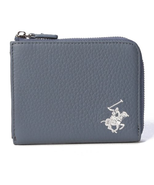 BEVERLY HILLS POLO CLUB(ビバリーヒルズポロクラブ)/【BEVERLY HILLS POLO CLUB】ビバリーヒルズポロクラブ L字ファスナー財布 BHG－L1003/プルシャンブルー