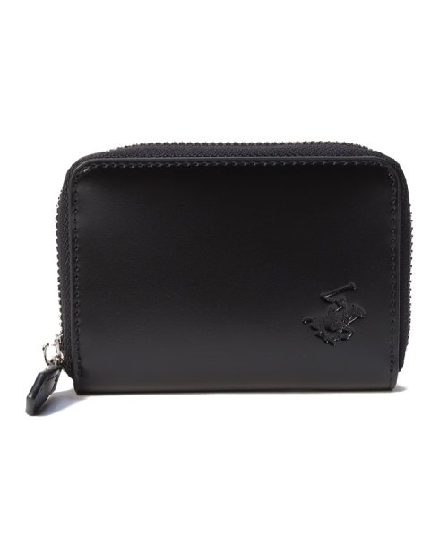 BEVERLY HILLS POLO CLUB(ビバリーヒルズポロクラブ)/【メンズ】【BEVERLY HILLS POLO CLUB】ビバリーヒルズポロクラブ コインケース BHG－M1003（BHG8000）/ブラック/ネイビー