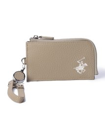 BEVERLY HILLS POLO CLUB(ビバリーヒルズポロクラブ)/【BEVERLY HILLS POLO CLUB】ビバリーヒルズポロクラブ リ－ル付パスケース BHG－L1002/グレージュ